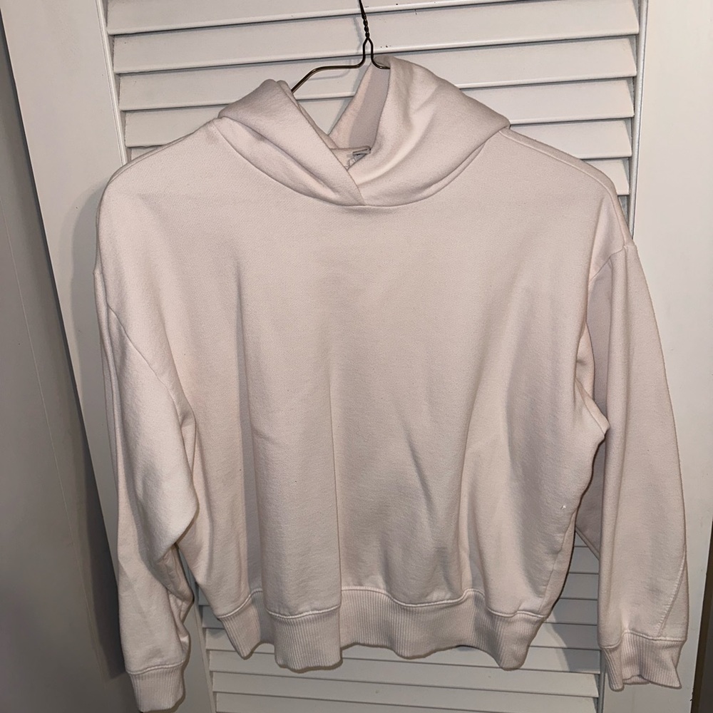 Womens white hoodie